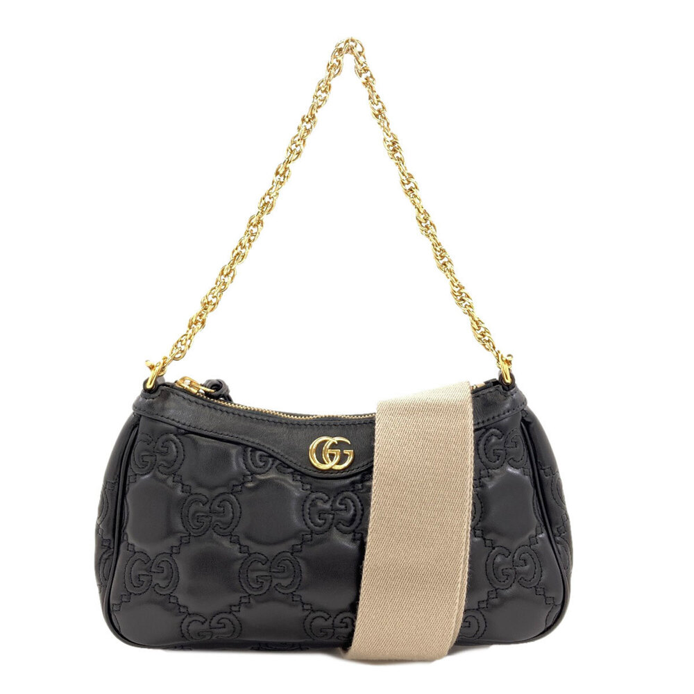 Gucci 735049 GG Matelassé 2-Way Handbag, Calfskin, Women's GUCCI